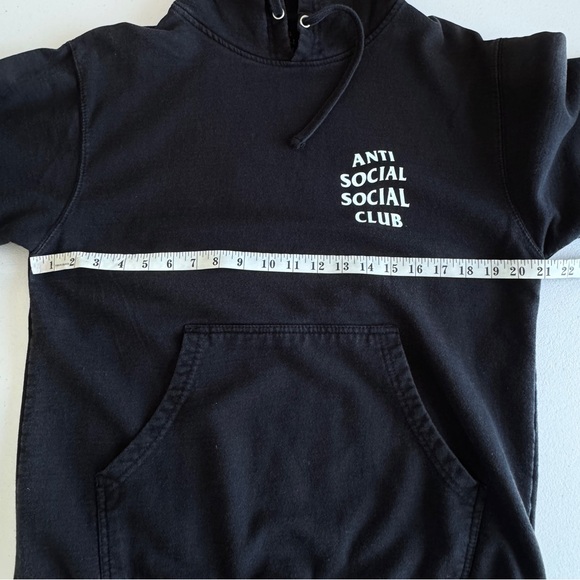 Anti Social Social Club Black Hoodie - Picture 8 of 12